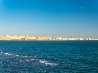 Beautiful view of new part of the city of Cadiz, one of the oldest cities in Europe © rastkobelic