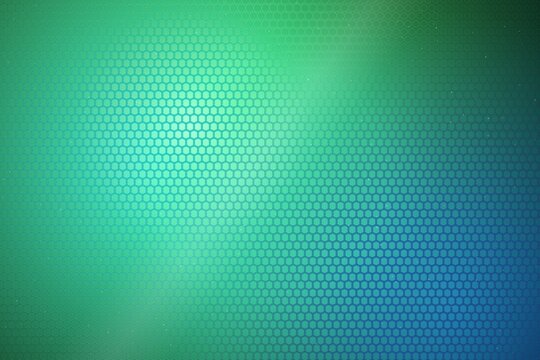 Abstract green and blue dotted background, modern halftone pattern texture, digital technology mesh wallpaper, creative graphic design backdrop