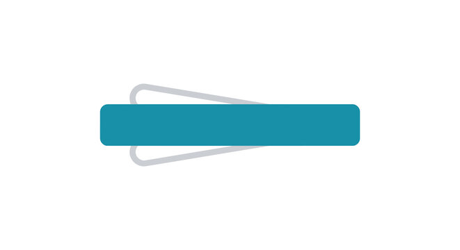 Flat teal slider control icon with light gray thumb on white background