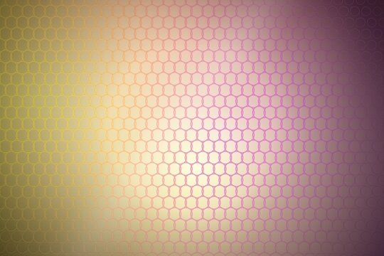 Abstract honeycomb background, pink and yellow geometric pattern texture, modern digital wallpaper design, technology backdrop for websites