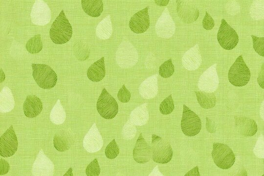 Subtle Green Pear Microprint with Linen-Like Texture, Sophisticated Botanical Fabric Pattern