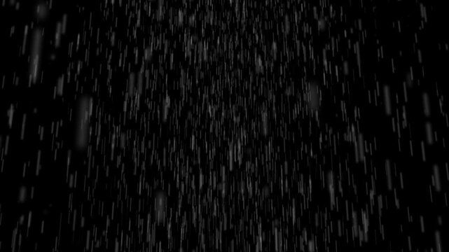 Rain Falling Veritcal Slow