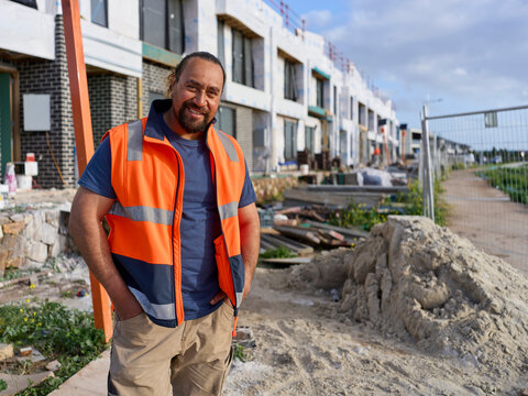 Construction Worker at Site