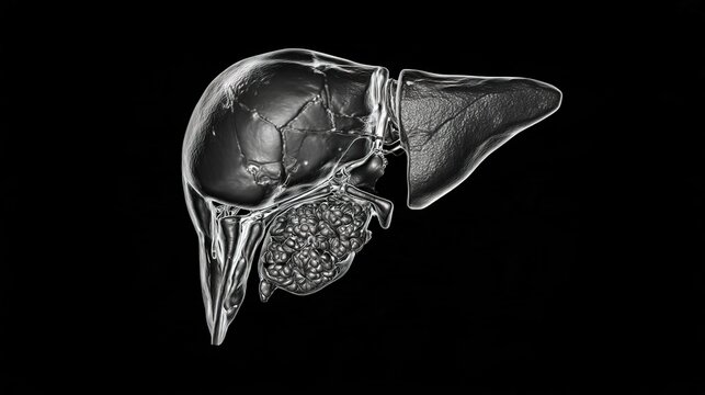 Liver MRI Medical Imaging for Diagnostic Assessment, Hepatic Anatomy, Liver Disease Evaluation and Advanced Radiology Examination