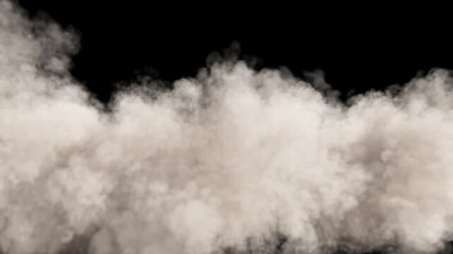 Building collapse causing massive dust cloud