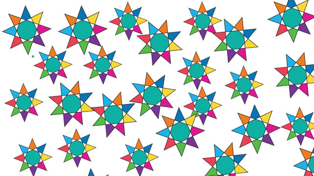 seamless pattern with colorful arrows background illustration