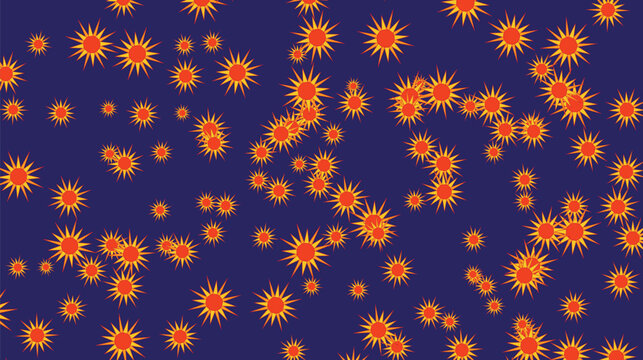 seamless background with stars illustration
