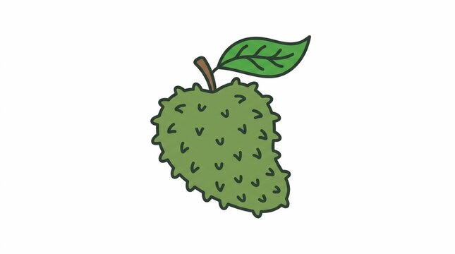 Soursop fruit icon