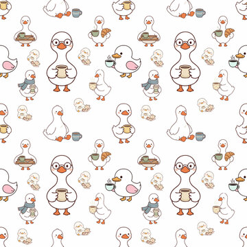 Duck pattern image