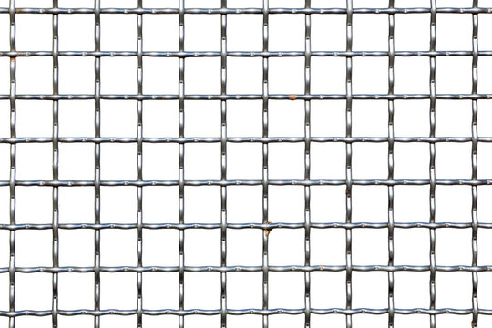  Closeup of wire fencing isolated 