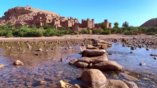 Kasbah of Ait Ben Haddou in Ouarzazate, Morocco	