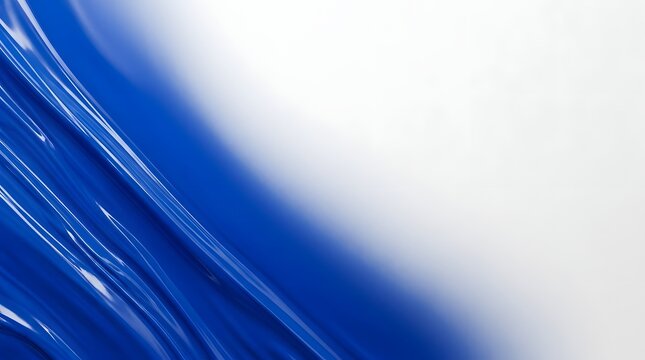 Abstract blue and white water ripples flowing diagonally across a clean background with soft lighting and smooth motion creating a calm modern mood suitable for commercial design backgrounds