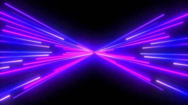 High speed glowing cyber warp data streams on transparent background banner design