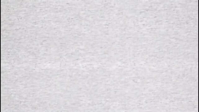 Abstract black and white digital signal interference texture with horizontal scan lines and glitch noise effect 4k video