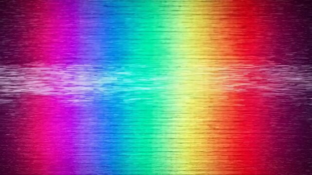 Vibrant rainbow gradient background with a subtle dark grid overlay 4k video
