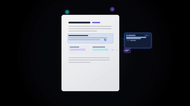 Digital document interface with collaborative editing and annotation tools