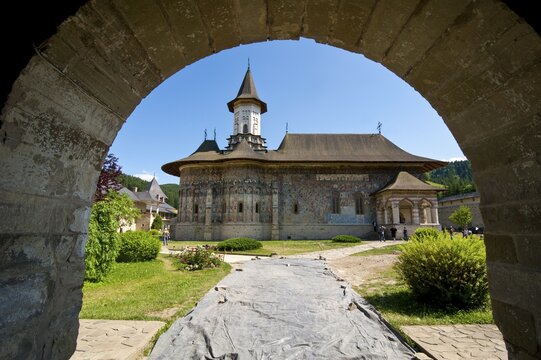 Sucevita Monastery, UNESCO World Heritage Site, Bucovina, Romania