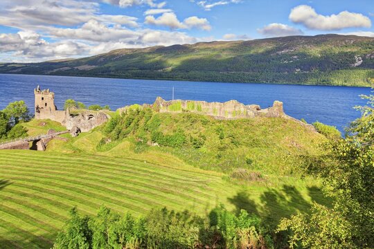 Urquhart Castle, Loch Ness, Scotland, Great Britain