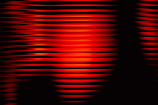 Abstract Light Red Texture A vibrant abstract texture of horizontal red light lines and shadows evokes a sense of dynamism and warmth, suitable for creative backgrounds and digital art.