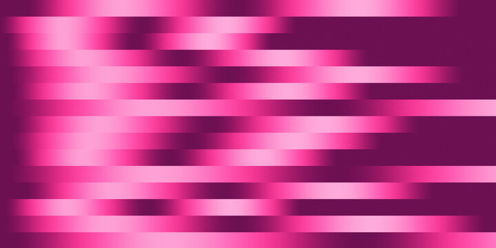 Smooth horizontal stripes blending bright pink, magenta and deep plum with subtle grain, ideal for banners and backdrops.