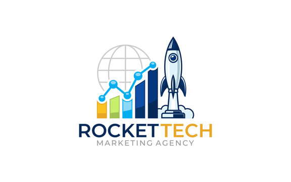 Illustration graphic vector of digital marketing solution business logo design