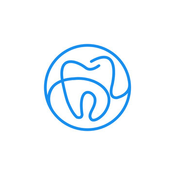 Blue Tooth Icon Abstract Minimalist Design.
