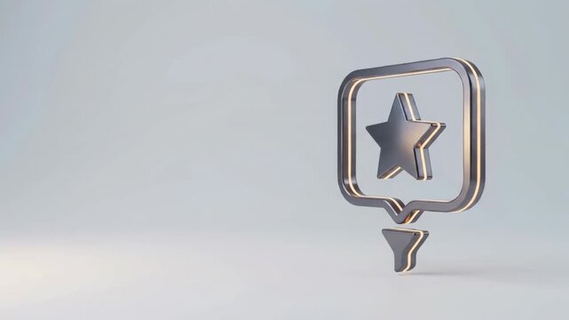 Customer Rating Star and Filter Icon on White