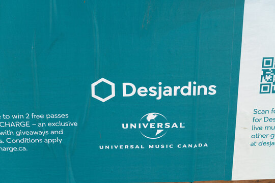 wheatpaste poster close-up in Toronto (feat. "RECHARGE" a joint youth wellness and financial literacy concert initiative launched by Desjardins and Universal Music Canada)
