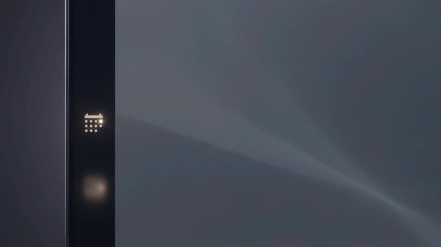 Small Calendar Grid Icon on Dark Device Screen