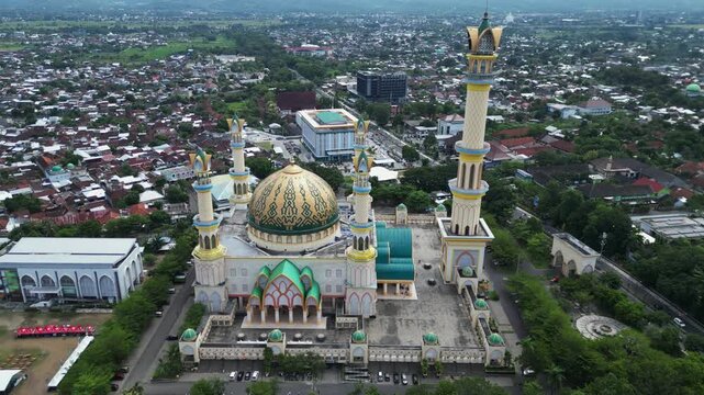 Islamic Center NTB - Hubbul Wathan Great Mosque in Mataram, Lombok, Indonesia.