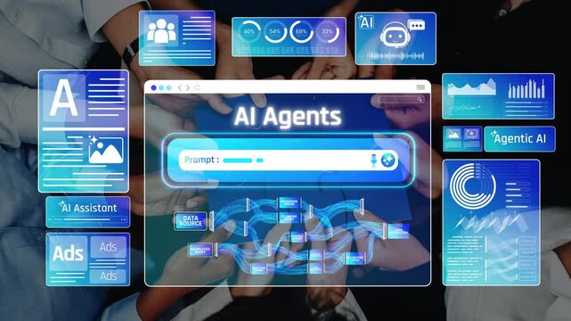 Digital Collaboration of AI Agents with Data Flow and Visual Analytics in Modern Business Environment Sigmoid