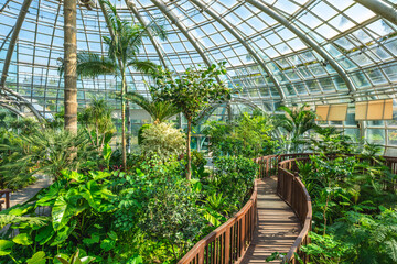 Greenhouse of Mulhyanggi Arboretum located in Osan, Gyeonggi Province, South Korea