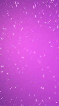 Animation de vol &agrave; travers un champ d'&eacute;toiles en boucle