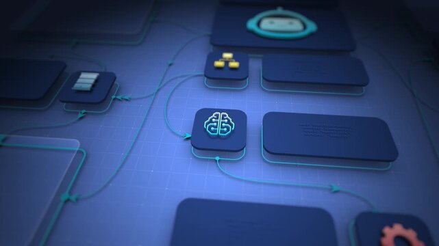 AI Cognitive Reasoning Engine Processing Information within Agentic AI Workflow