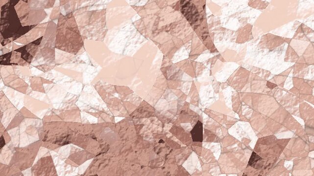 Texture de papier d'aluminium froiss&eacute; or rose en boucle sans couture