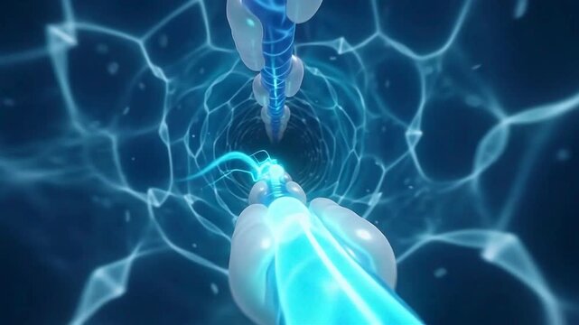 Smooth High-Speed Bioluminescent Action Potential Glide