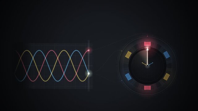 Three Phase AC Sine Waves Driving Rotating Magnetic Field Seamless Loop