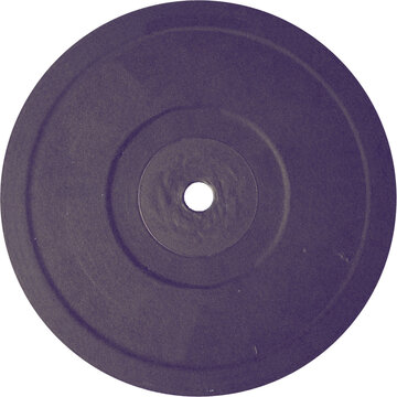 Old blank purple vinyl label