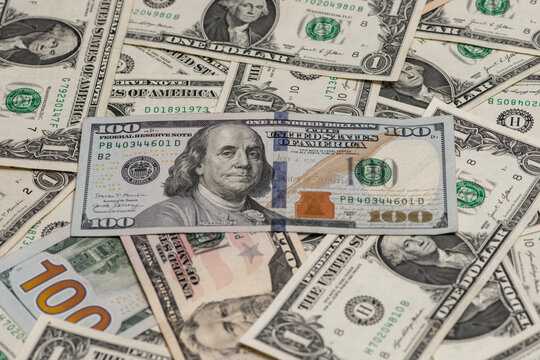 Cash pattern background with dollars. Dollars banking finance with USD. American dollar currency texture with dollars. Dollars capital savings concept.
