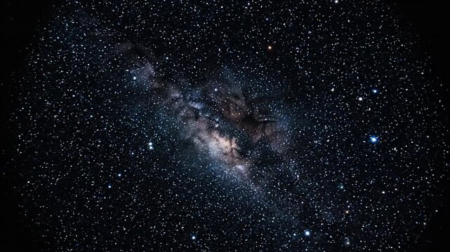 Globular star cluster in deep black space