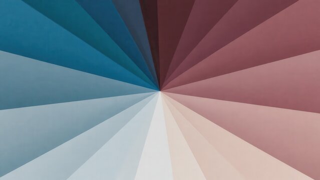 Radial abstract gradient with soft color segments