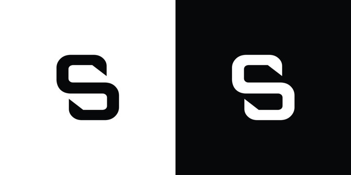Simple and unique S logo design
