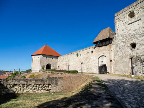  old castle in the city. Varkoch Gate and Bastions, Eger, Hungary