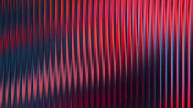 Abstract vertical stripes in vibrant red and deep blue gradient tones