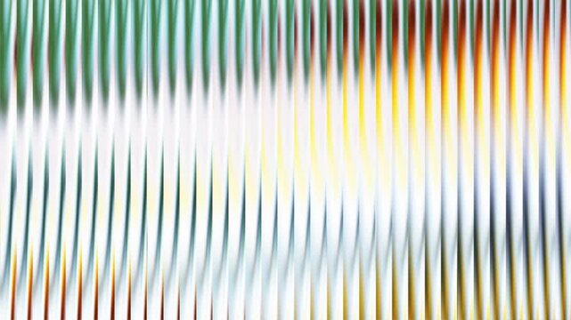 Abstract vertical stripes with blurred gradients of orange, white, and blue