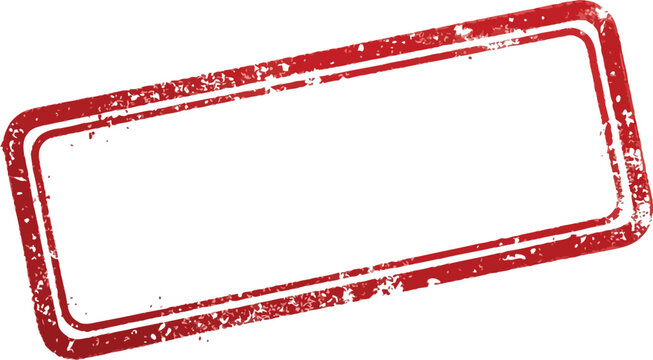 Stamp frame provides a bold red border for your essential documents and official business paperwork.