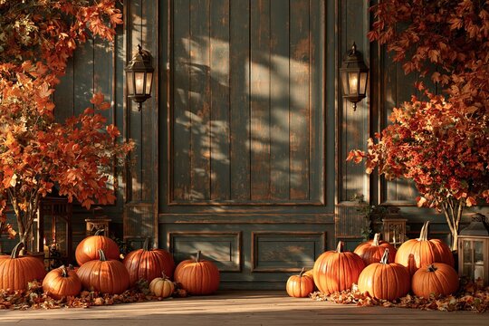 Beautiful Seasonal Autumn Background Image