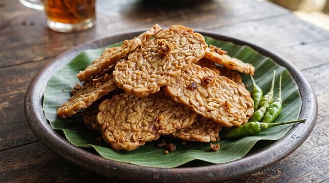 tempe trditional food from indonesia