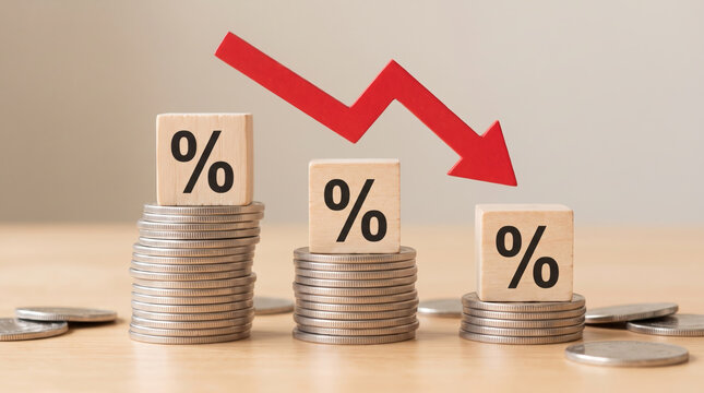 Inflation red arrow economy decline symbol. Financial crisis recession. stock price increase falling, bankruptcy risk loss, chart graph statistic