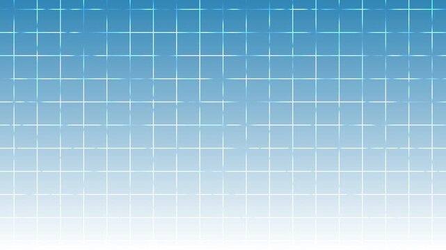 Abstract animated video background featuring a cool sky blue gradient with a faint luminous grid texture formed by moving light.